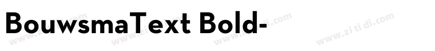 BouwsmaText Bold字体转换